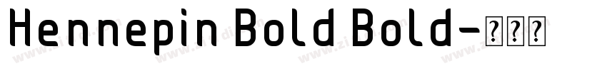 Hennepin Bold Bold字体转换
